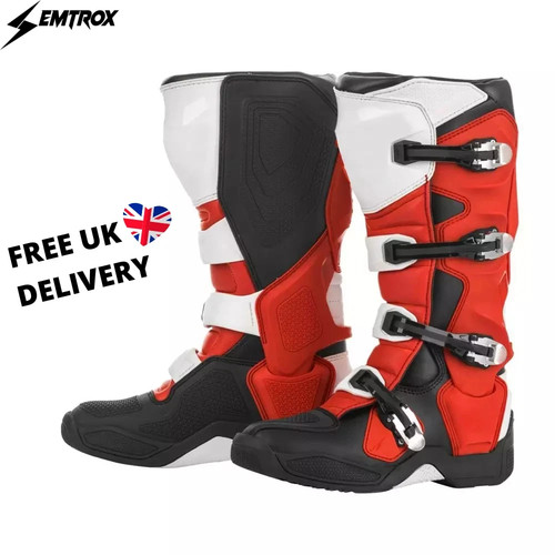 Mens motocross boots - mens, leather