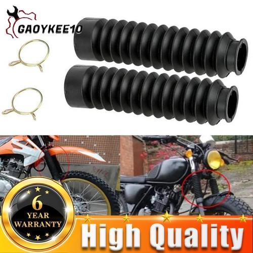 Pair rubber fork cover - rubber,